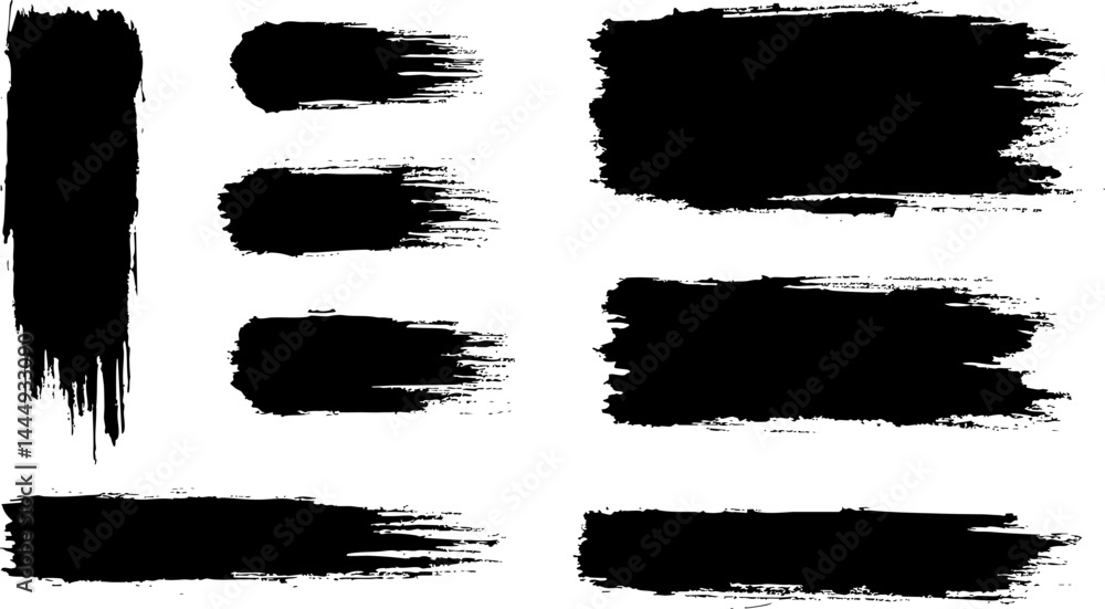 Set of vector paint brush stroke, ink splatter and artistic design elements. Dirty watercolor texture, box, frame, grunge background, splash or creative shape for social media. Abstract drawing Set of vector paint brush stroke, ink splatter and artistic design elements. Dirty watercolor texture, box, frame, grunge background, splash or creative shape for social media. Abstract drawing