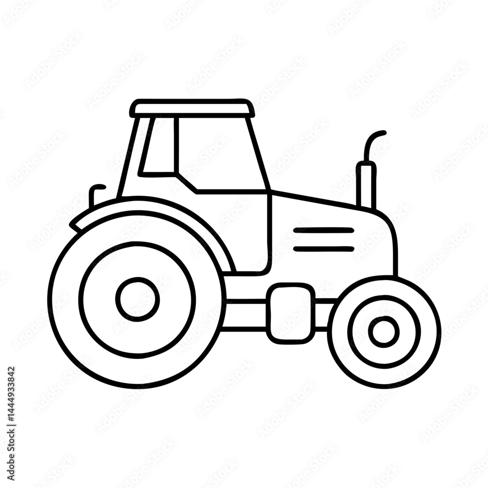 tractor icon, tractor vector illustration-simple illustration of tractor, perfect for tractor logos and icons tractor icon, tractor vector illustration-simple illustration of tractor, perfect for tractor logos and icons
