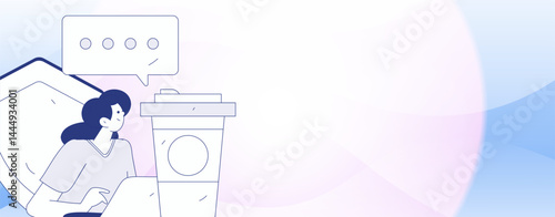 Business network security character flat vector concept operation hand drawn illustration
