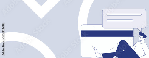 Business network security character flat vector concept operation hand drawn illustration
