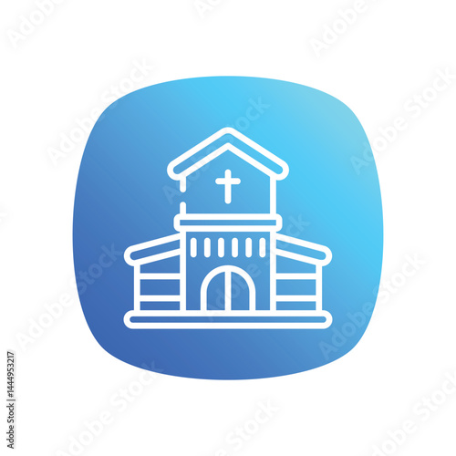 Church  Icon vector stock illustration