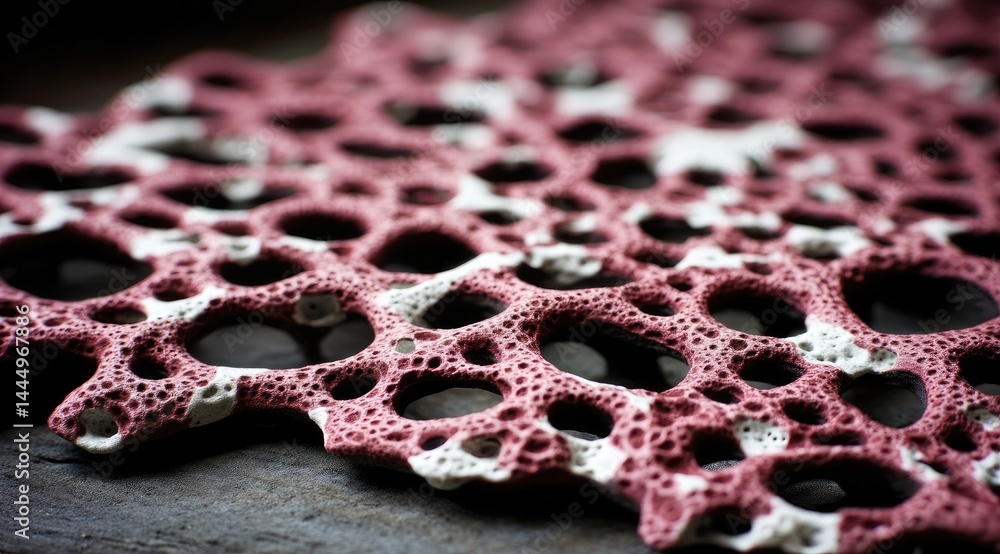 Obraz premium Abstract textured coral-like design