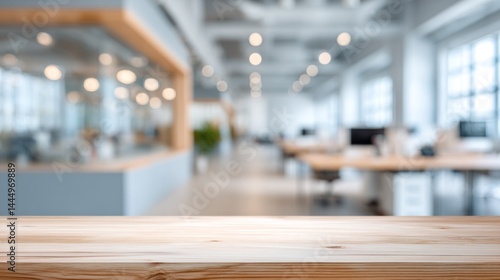 Wallpaper Mural A spacious white office designed for productivity features open workstations, abundant natural light, and a minimalistic aesthetic Torontodigital.ca