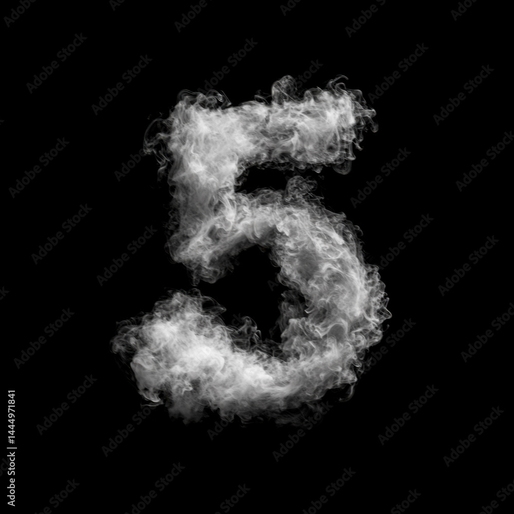 Curling Smoke Number 5 Overlay - Elegant Smoke Text Effect for Mystical Designs. Perfect for Dark, Gothic and Fantasy Projects. Curling Smoke Number 5 Overlay - Elegant Smoke Text Effect for Mystical Designs. Perfect for Dark, Gothic and Fantasy Projects.
