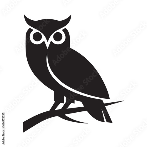 vector illustration of a owl
