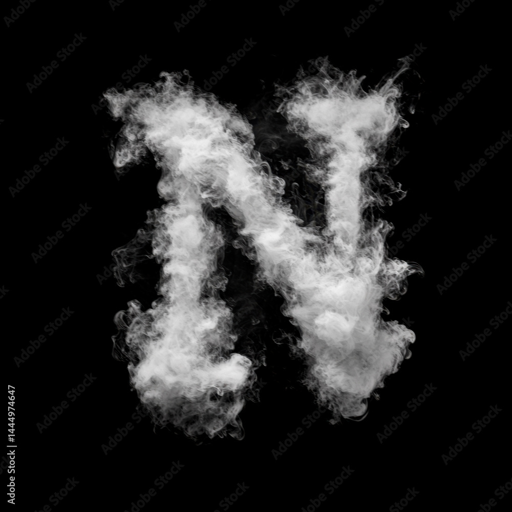 Curling Smoke Letter N Overlay - Elegant Smoke Text Effect for Mystical Designs. Perfect for Dark, Gothic and Fantasy Projects. Curling Smoke Letter N Overlay - Elegant Smoke Text Effect for Mystical Designs. Perfect for Dark, Gothic and Fantasy Projects.