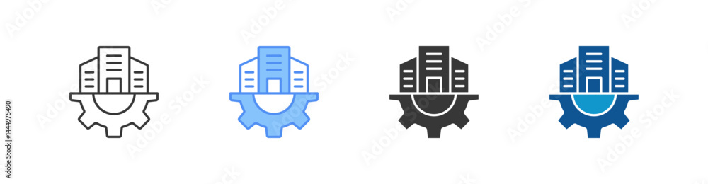 Infrastructure Multistyle Icon Sheet Infrastructure Multistyle Icon Sheet