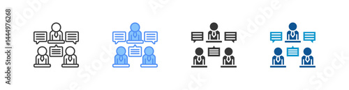 Team Leader Multistyle Icon Sheet