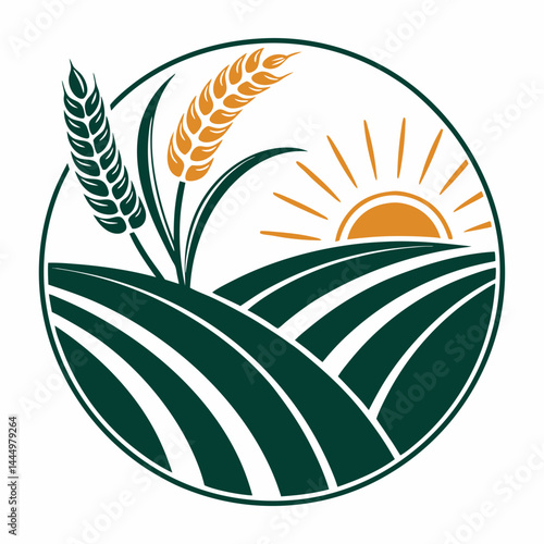 Diverse Minimalist Agricultural Vector Logo Set for Farming, Nature, and Organic Designs without Text