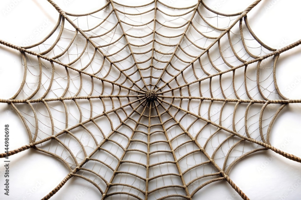 Obraz premium Intricate Rope Spiderweb Design