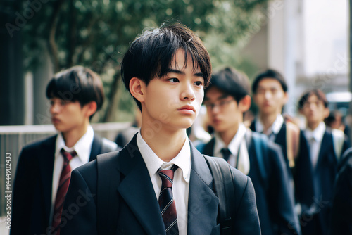 クールな男子高校生 Generative AI