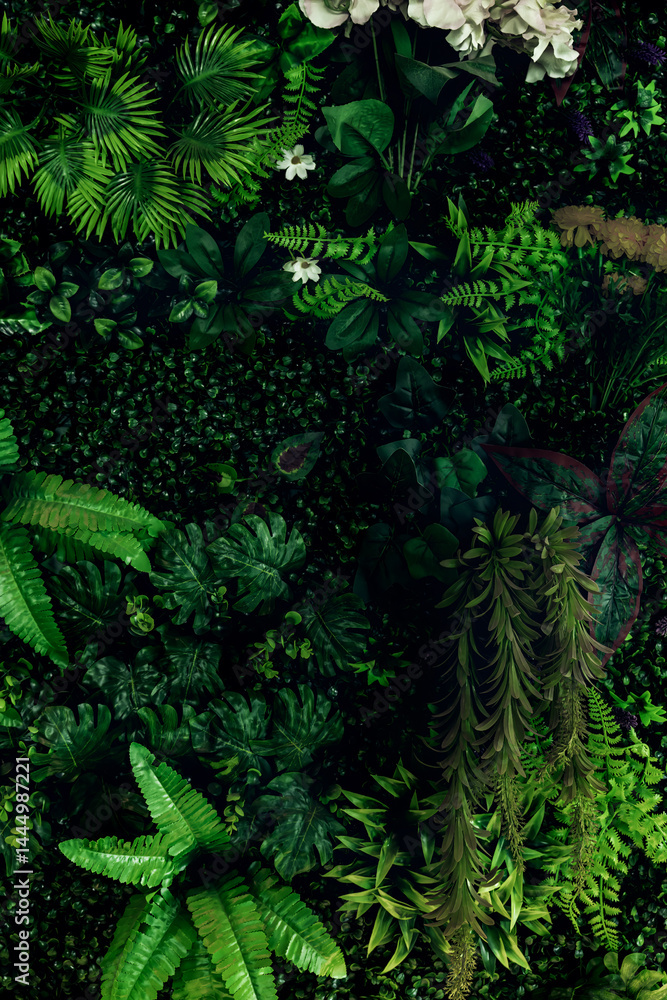 custom made wallpaper toronto digitalHerb wall, plant wall, natural green wallpaper and background. nature wall. Nature background of green forest