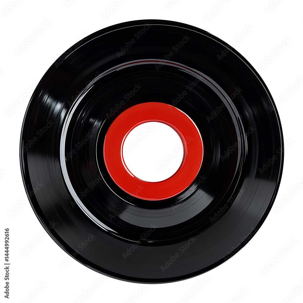custom made wallpaper toronto digitalBlack Vinyl Disc - Transparent PNG Generative ai.