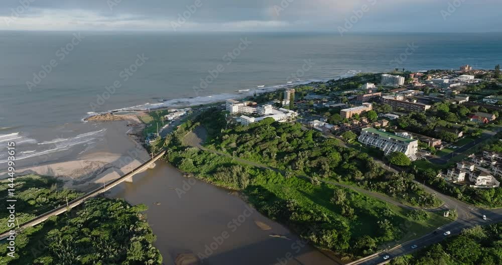 High aerial view of infrastructure decay. An overgrown railroad track in South Africa where trains do not run anymore due to theft, corruption and poor management from Government High aerial view of infrastructure decay. An overgrown railroad track in South Africa where trains do not run anymore due to theft, corruption and poor management from Government