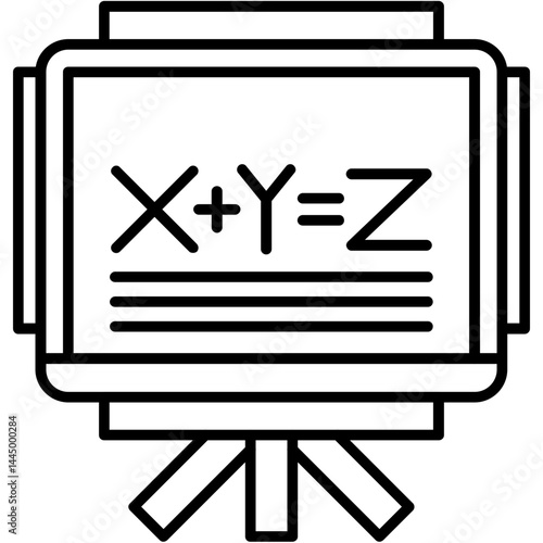 Mathematical Equation Icon