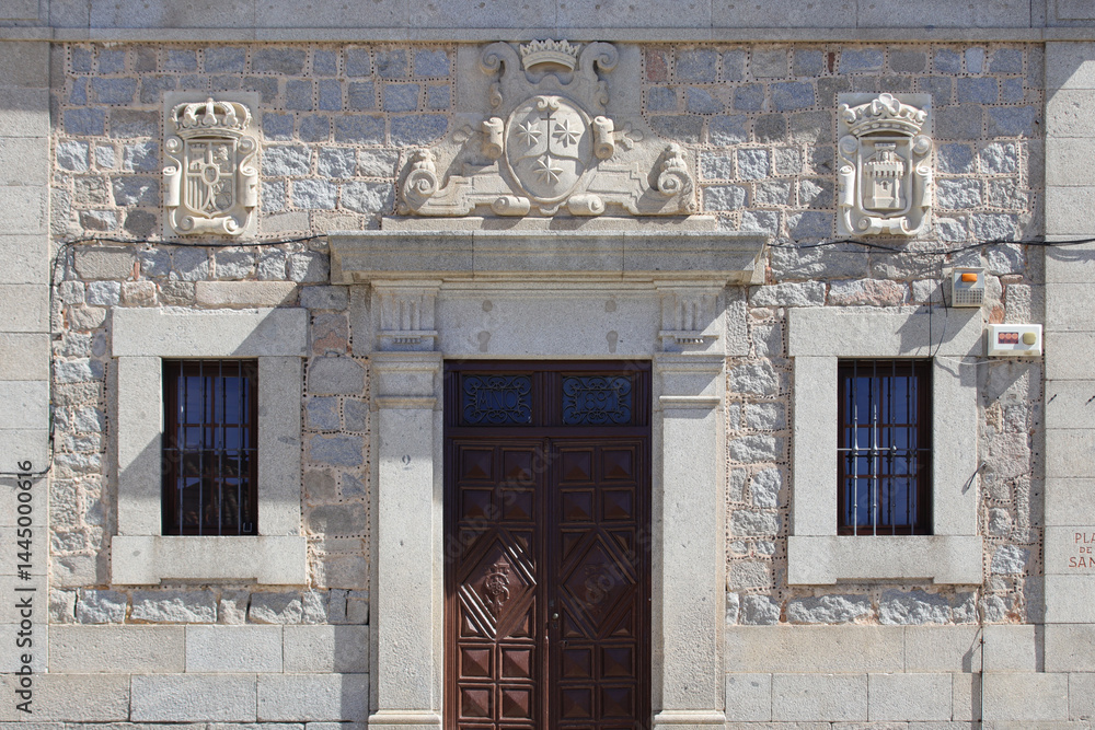 Obraz premium hall (?) at the st teresa convent in avila in spain 