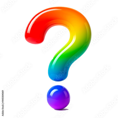 colorful question mark