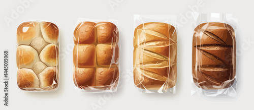 Assortment of Wrapped Breads Variety Pack