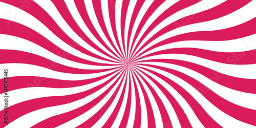 Sunburst Modern retro vintage sunrise sunbeam element spiral striped. Spiral starburst and striped pattern abstract geometric retro sunrays line wavy texture.	