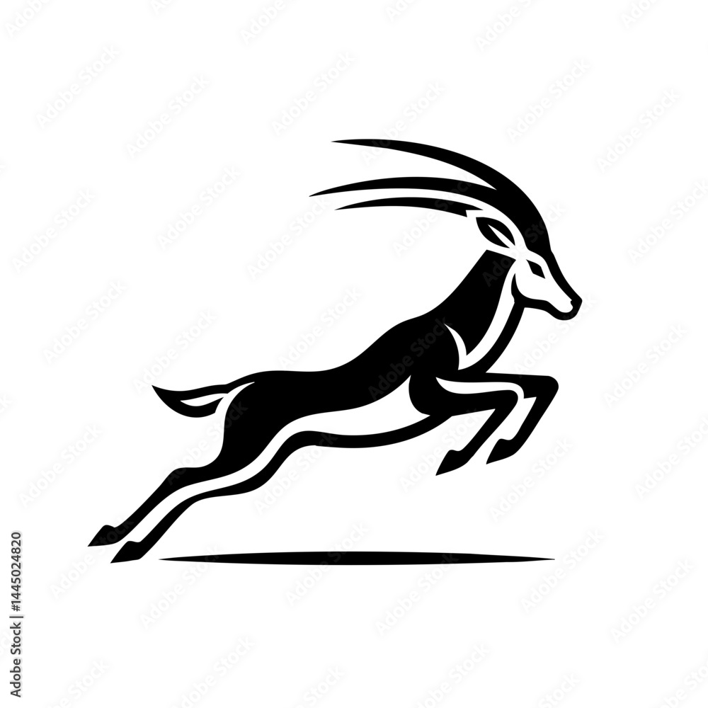 Obraz premium Springbok Logo Icon Symbol