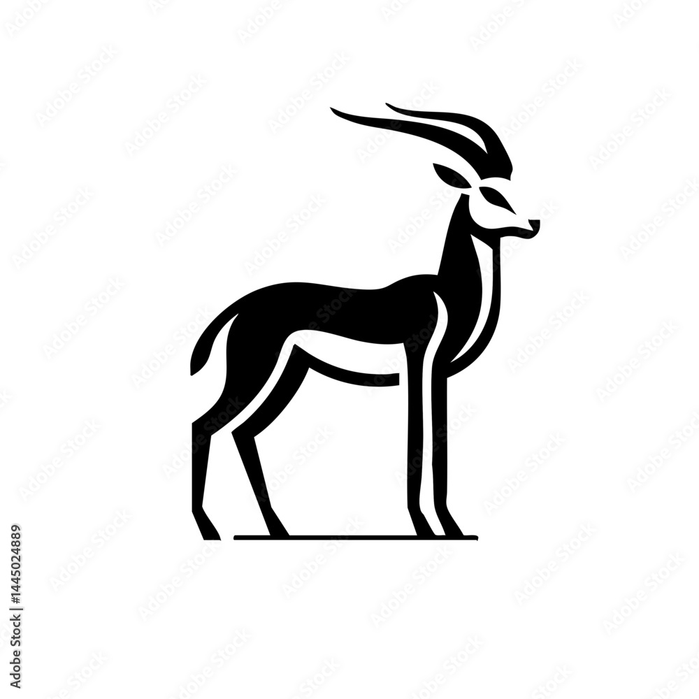 Obraz premium Springbok Logo Icon Symbol