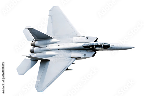 F 15 Fighter jet plane  isolated on white background PNG