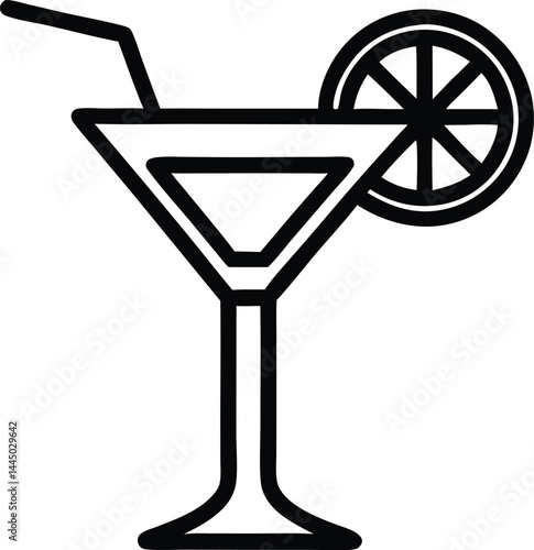 Cinco de mayo Mexican celebration margarita glass icon