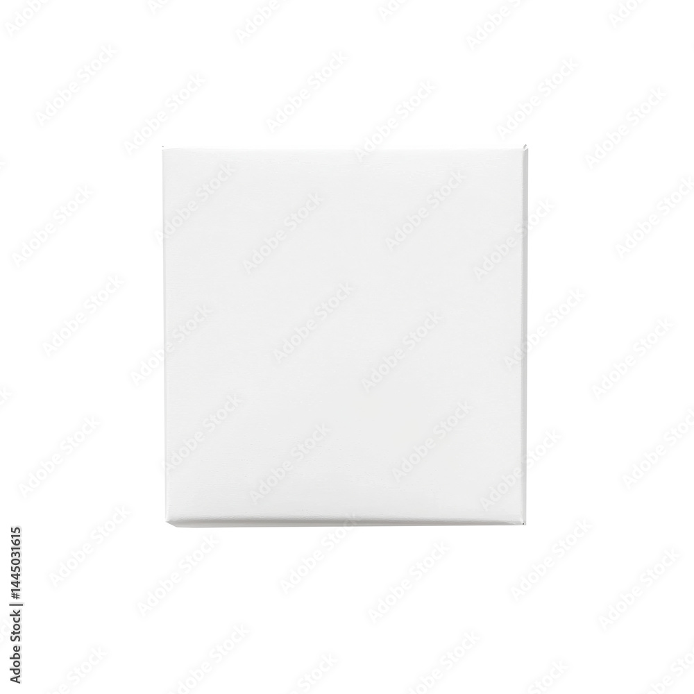 Blank white rectangular box for packaging mockup Blank white rectangular box for packaging mockup