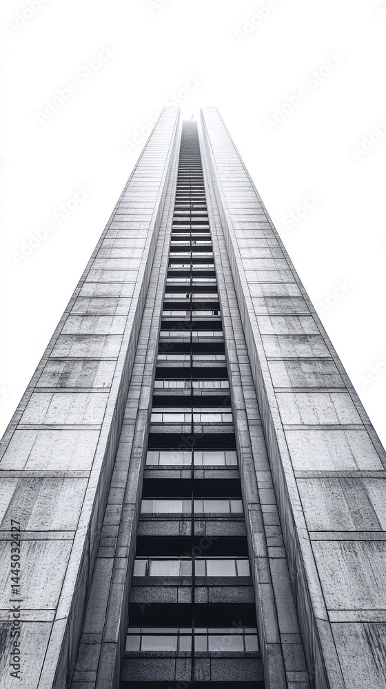 tall building with sleek design reaching towards sky, showcasing modern architecture tall building with sleek design reaching towards sky, showcasing modern architecture