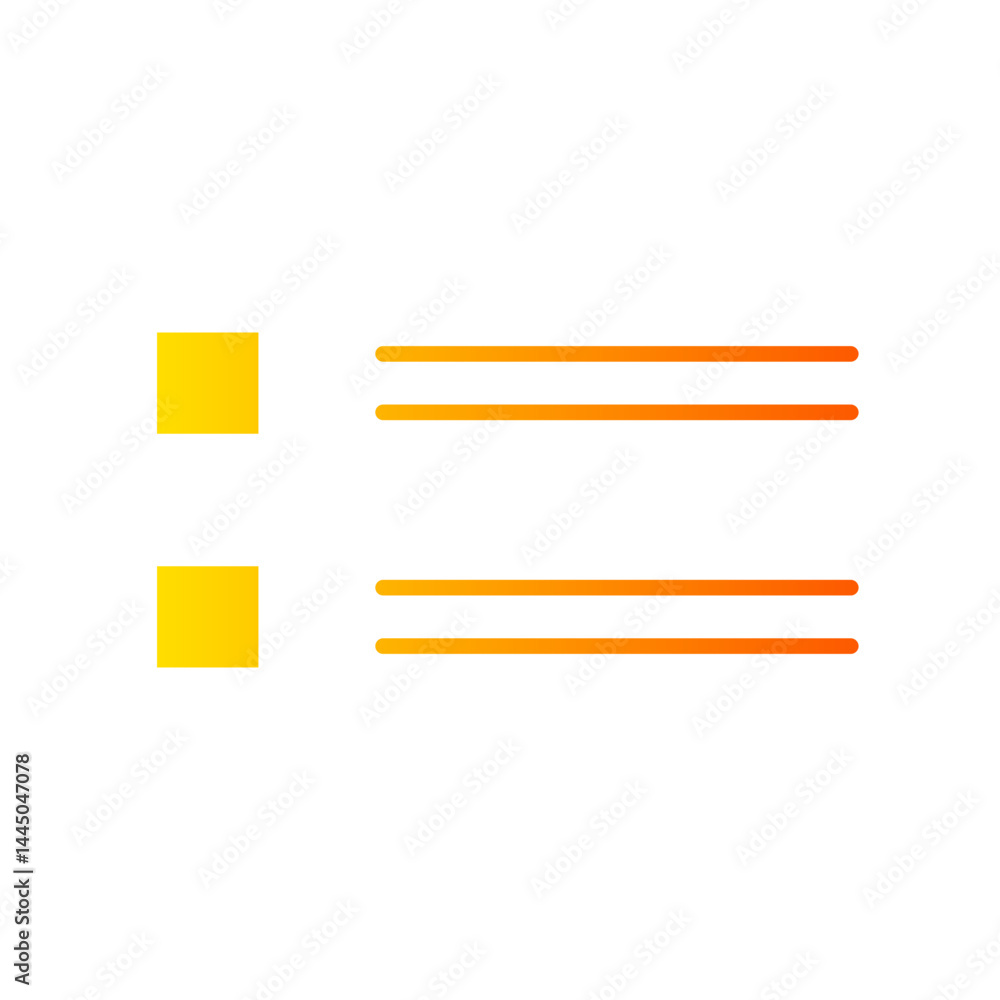 list gradient icon list gradient icon