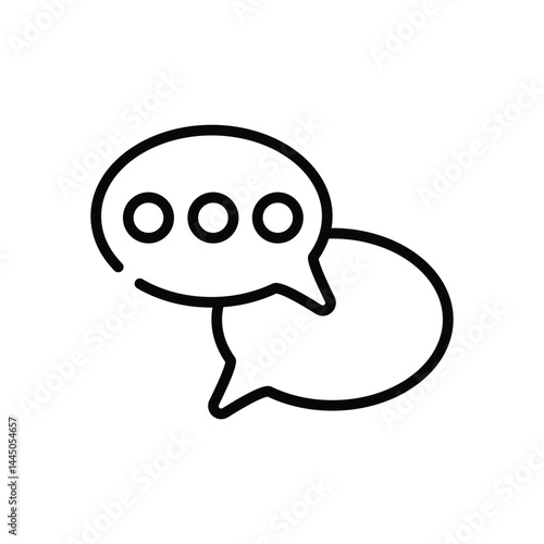 Messages Icon vector stock illustration