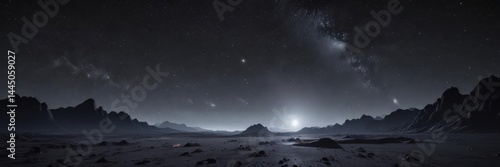 Wallpaper Mural Deep black sky, diamond dust of stars, cosmic expanse,  space,  deep Torontodigital.ca