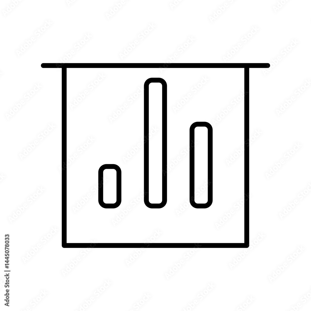 presentation line icon