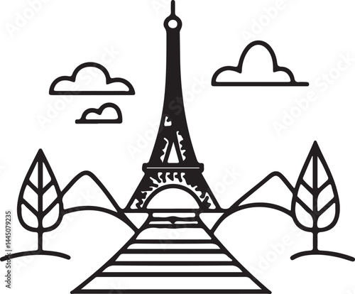 eiffel tower in paris