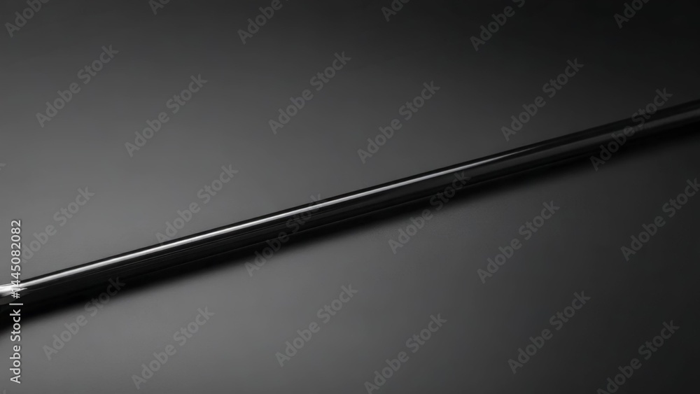 A close-up view of a toothbrush on a dark background, perfect for highlighting oral hygiene products or creating a minimalist design