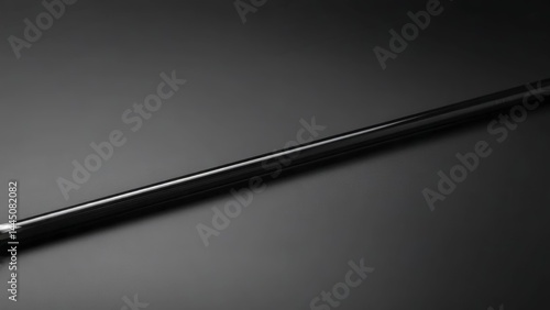 Obraz na płótnie A close-up view of a toothbrush on a dark background, perfect for highlighting oral hygiene products or creating a minimalist design w salonie