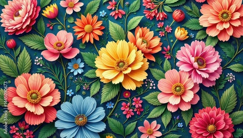 Intricate woven floral tapestry, seamless repeat, floral, weave, luxury