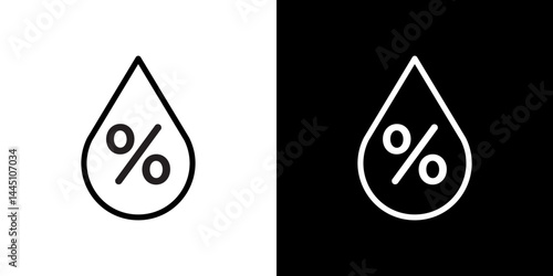 Humidity icon vector, illustration logo template in trendy style