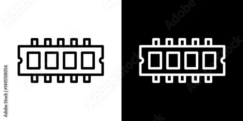 Memory icon vector, illustration logo template in trendy style