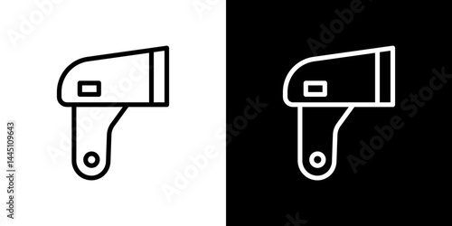 Barcode scanner icon vector, illustration logo template in trendy style