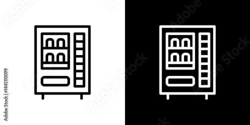 Vending machine icon vector, illustration logo template in trendy style