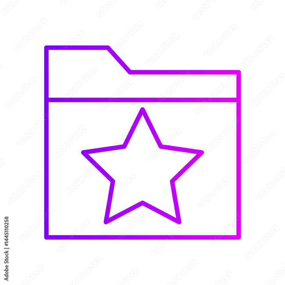 folder gradient icon folder gradient icon