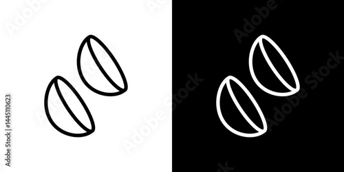 contact lenses icon vector, illustration logo template in trendy style