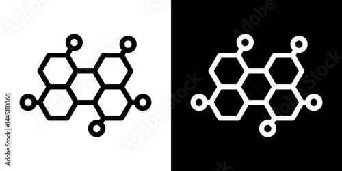 Hormones icon vector, illustration logo template in trendy style