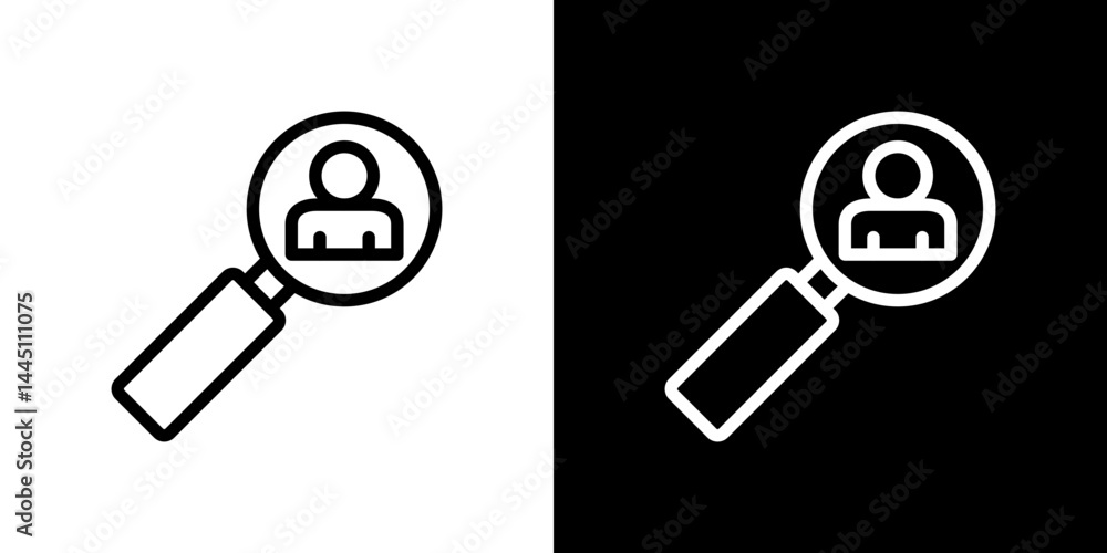 Job vacancy icon vector, illustration logo template in trendy style Job vacancy icon vector, illustration logo template in trendy style