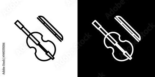 Cello icon vector, illustration logo template in trendy style