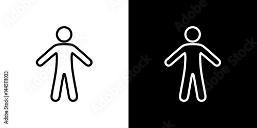 Universal access icon vector, illustration logo template in trendy style