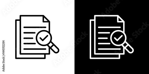 Compliance document icon vector, illustration logo template in trendy style