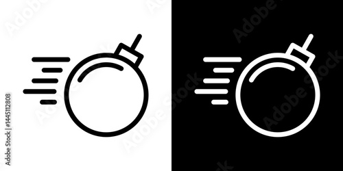 Demolition ball icon vector, illustration logo template in trendy style