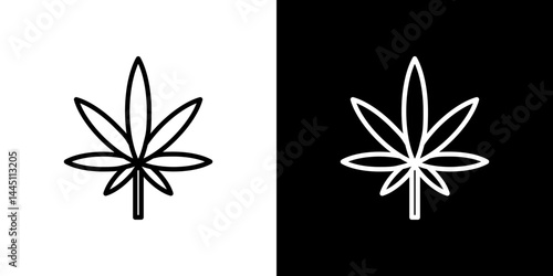 Cannabis icon vector, illustration logo template in trendy style